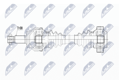 Drive Shaft NTY NPW-BM-043
