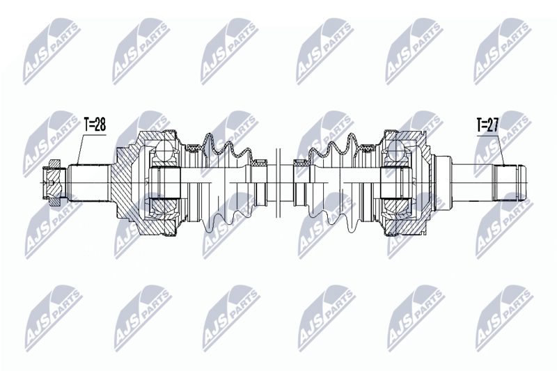 NTY NPW-BM-047 Drive Shaft