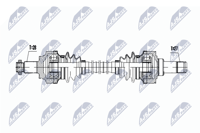 NTY NPW-BM-051 Drive Shaft