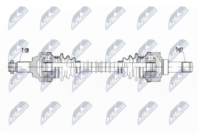 Drive Shaft NTY NPW-BM-052