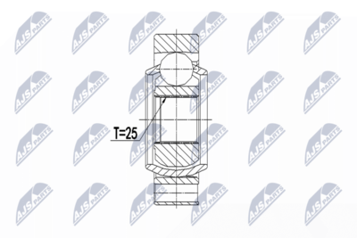 Joint Kit, drive shaft NTY NPW-BM-068