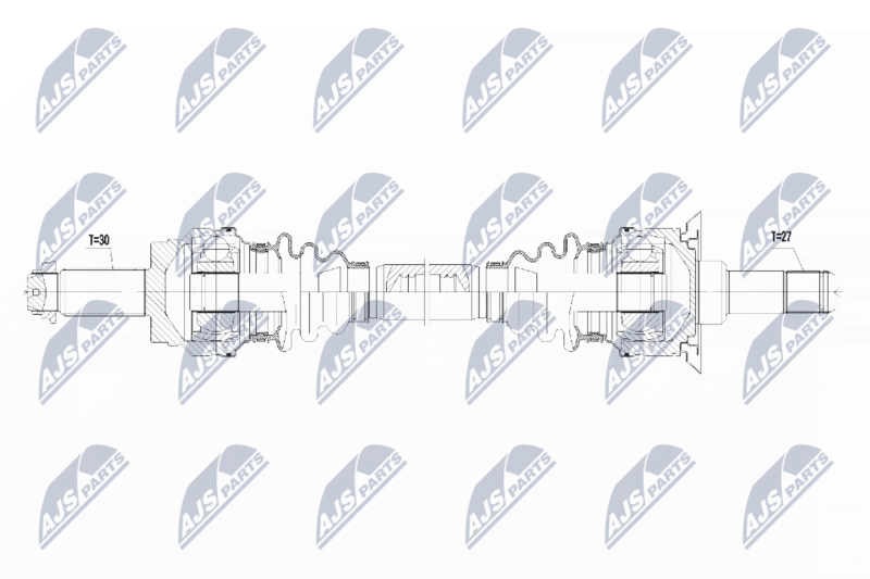 NTY NPW-BM-069 Drive Shaft