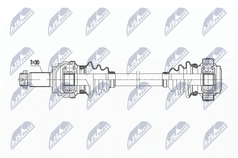 NTY NPW-BM-071 Drive Shaft