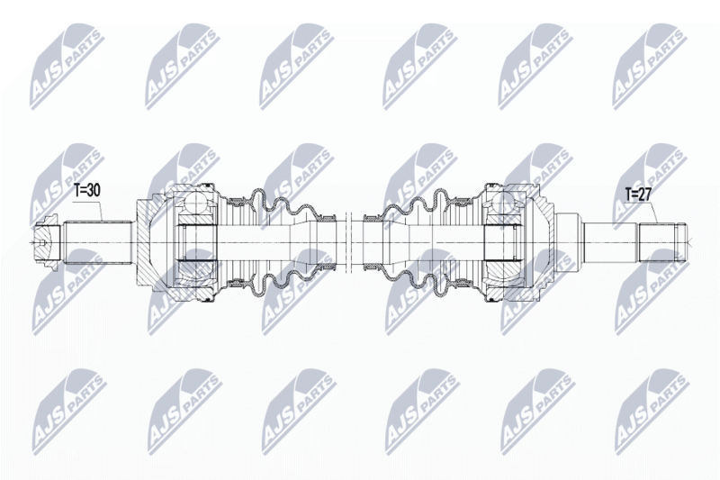 NTY NPW-BM-075 Drive Shaft
