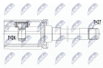 Joint Kit, drive shaft NTY NPW-BM-080