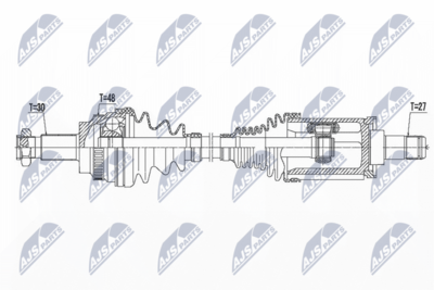 Drive Shaft NTY NPW-BM-081