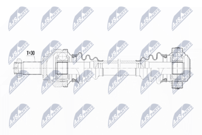 Drive Shaft NTY NPW-BM-083