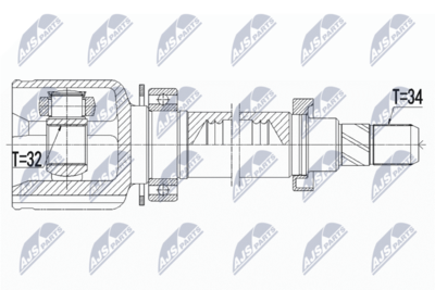 Joint Kit, drive shaft NTY NPW-BM-084