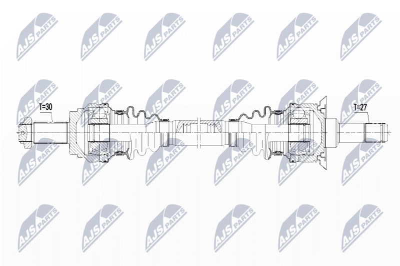 NTY NPW-BM-093 Drive Shaft