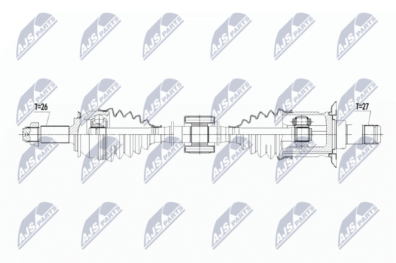 NTY NPW-BM-103 Drive Shaft