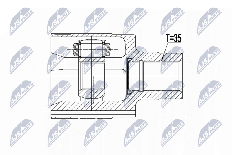 NTY NPW-BM-122 Joint Kit, drive shaft