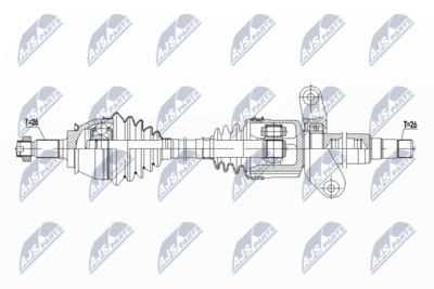 Drive Shaft NTY NPW-BM-137