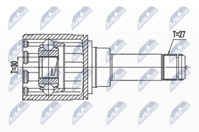 Joint Kit, drive shaft NTY NPW-BM-146