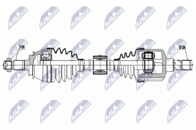 Drive Shaft NTY NPW-BM-157