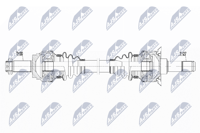 NTY NPW-BM-160 Drive Shaft