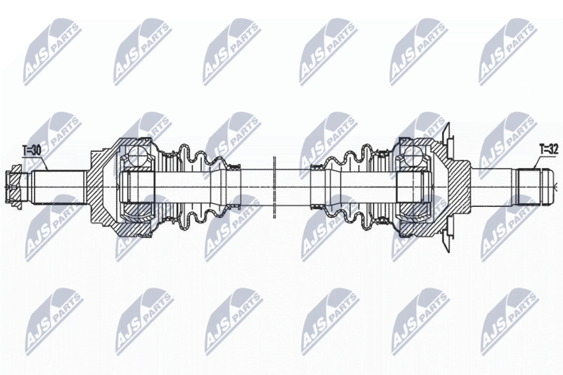 NTY NPW-BM-162 Drive Shaft