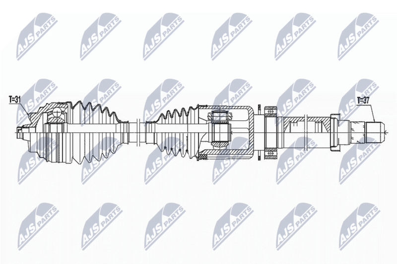 NTY NPW-BM-167 Drive Shaft