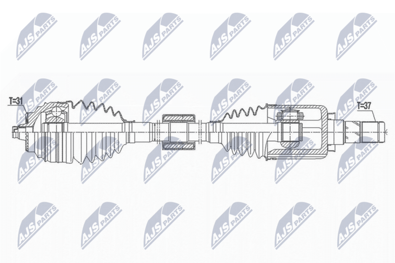 NTY NPW-BM-170 Drive Shaft