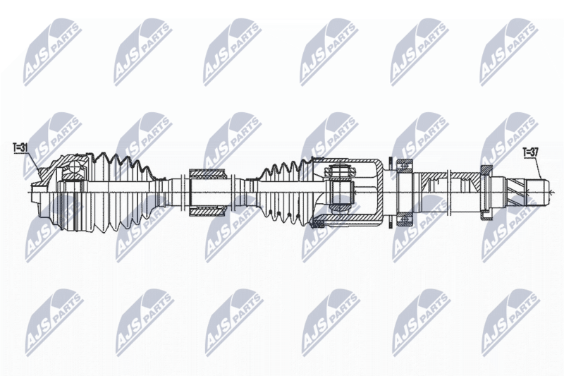 NTY NPW-BM-171 Drive Shaft