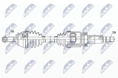 Drive Shaft NTY NPW-BM-173