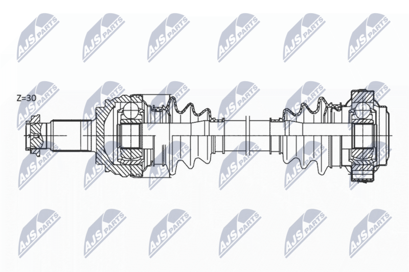 NTY NPW-BM-174 Drive Shaft