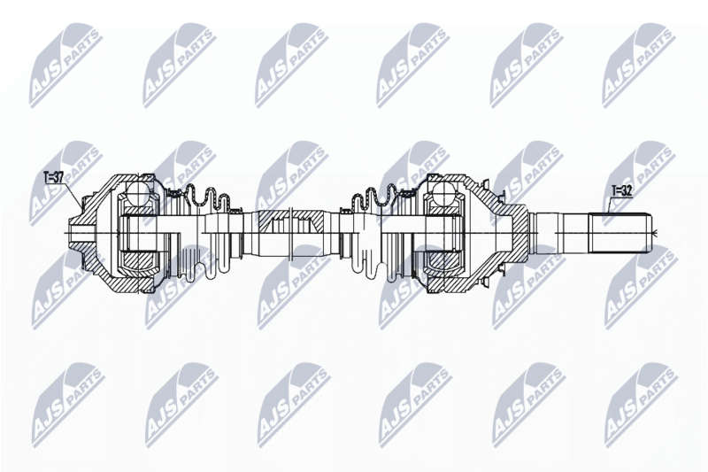 NTY NPW-BM-176 Drive Shaft