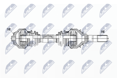Drive Shaft NTY NPW-BM-176