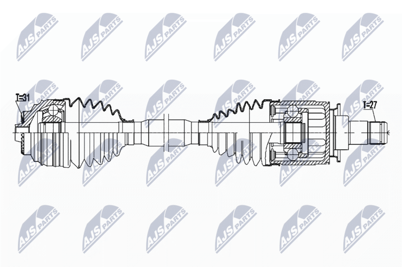 NTY NPW-BM-182 Drive Shaft