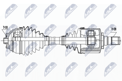 Drive Shaft NTY NPW-BM-186