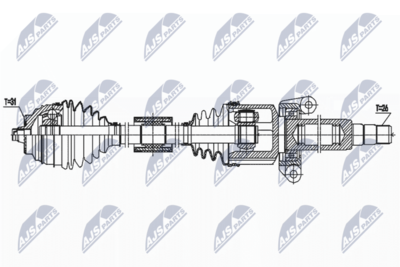 Drive Shaft NTY NPW-BM-188