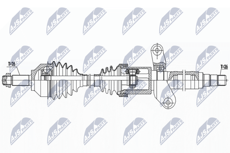 NTY NPW-BM-190 Drive Shaft