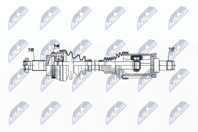 Drive Shaft NTY NPW-BM-193