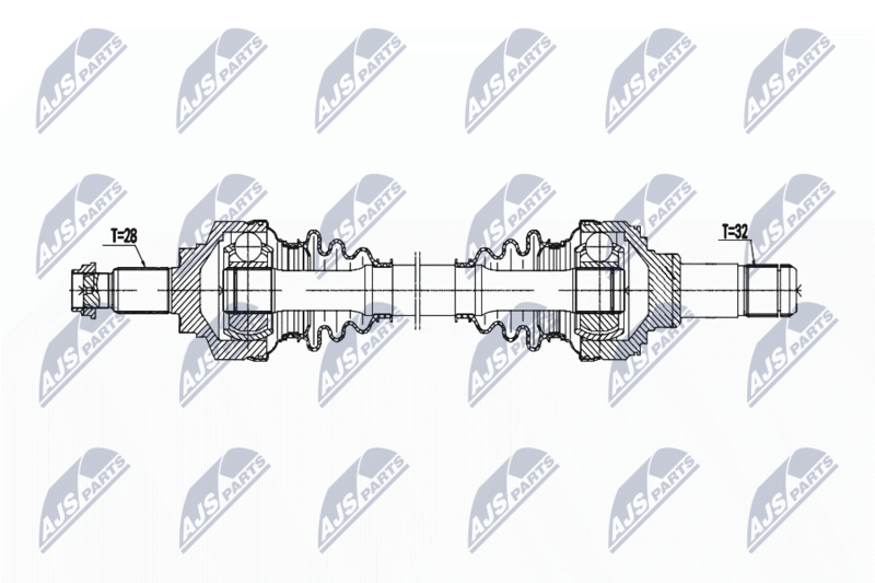 NTY NPW-BM-195 Drive Shaft