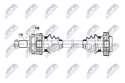 Drive Shaft NTY NPW-BM-199