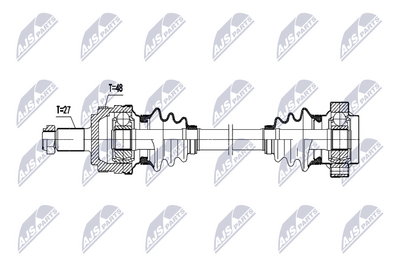 Drive Shaft NTY NPW-BM-200