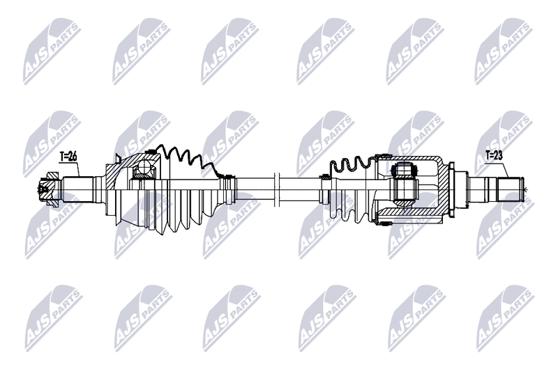 NTY NPW-BM-203 Drive Shaft