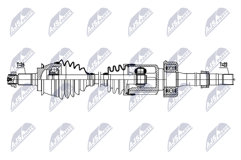NTY NPW-BM-204 Drive Shaft
