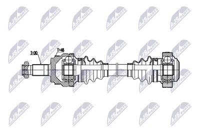 Drive Shaft NTY NPW-BM-205