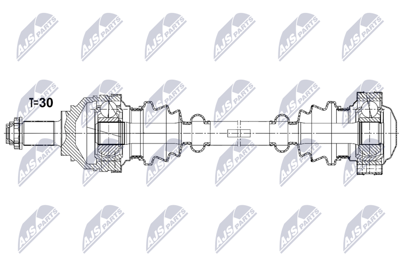 NTY NPW-BM-210 Drive Shaft
