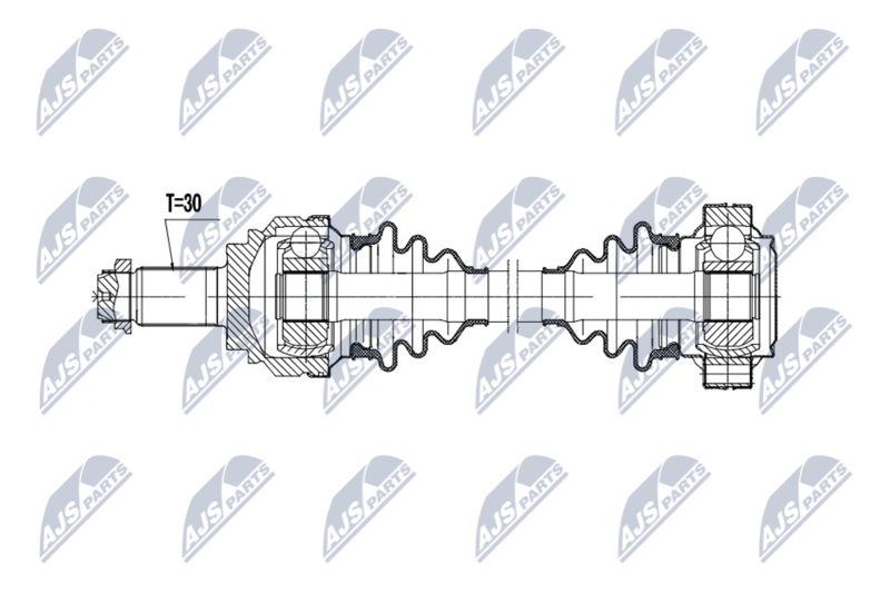 NTY NPW-BM-212 Drive Shaft