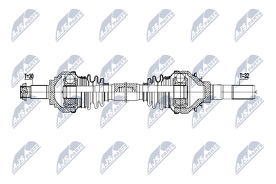 Drive Shaft NTY NPW-BM-220