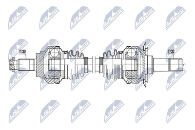 Drive Shaft NTY NPW-BM-224