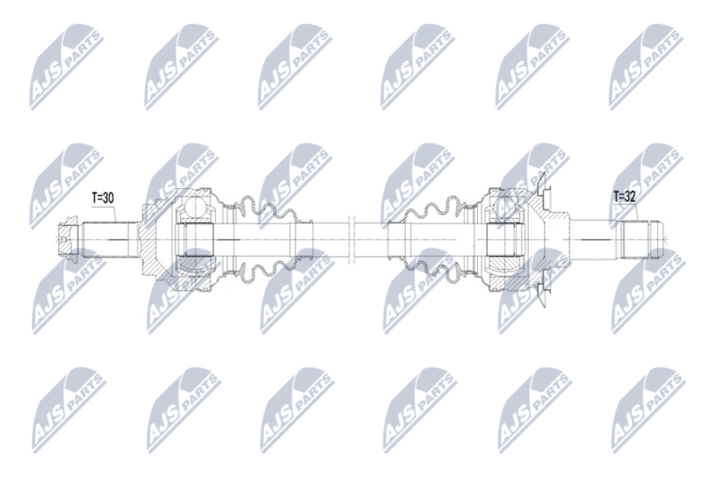 NTY NPW-BM-230 Drive Shaft