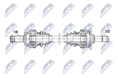 Drive Shaft NTY NPW-BM-232