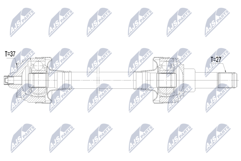 NTY NPW-BM-238 Drive Shaft