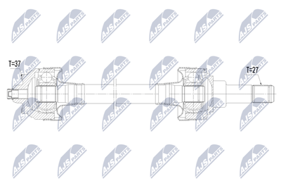Drive Shaft NTY NPW-BM-240
