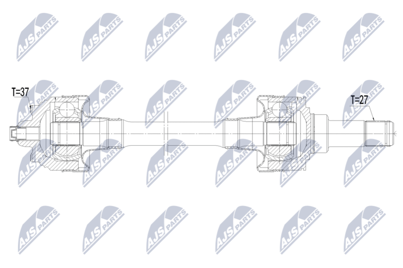 NTY NPW-BM-241 Drive Shaft