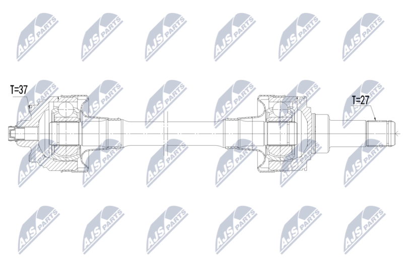 NTY NPW-BM-242 Drive Shaft
