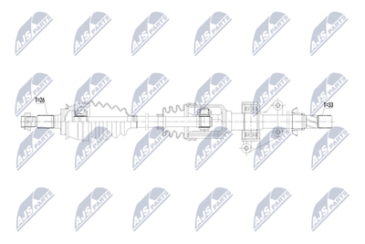 Drive Shaft NTY NPW-BM-244