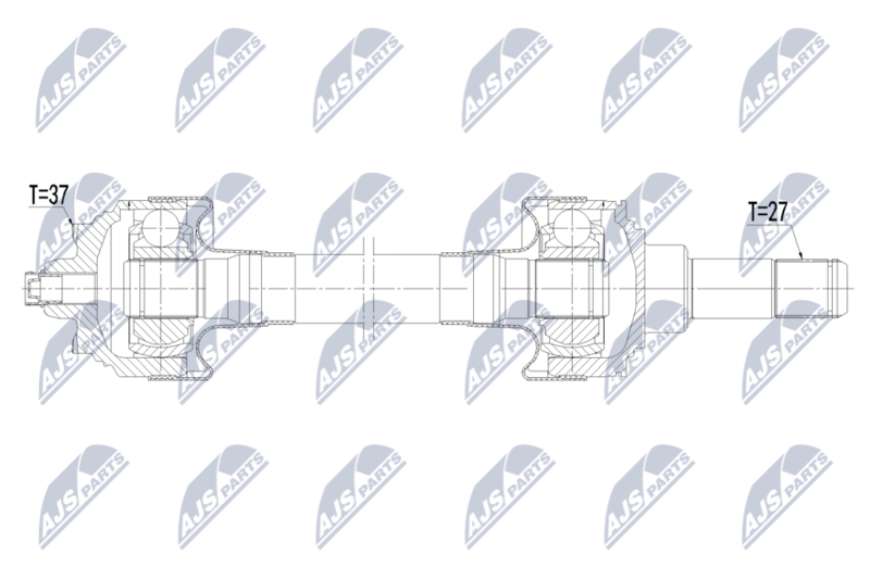 NTY NPW-BM-245 Drive Shaft